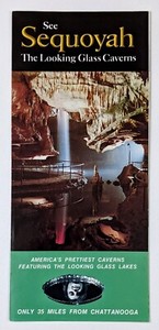 1970s Sequoyah The Looking Glass Caverns Valley Head Alabama VTG Travel Brochure