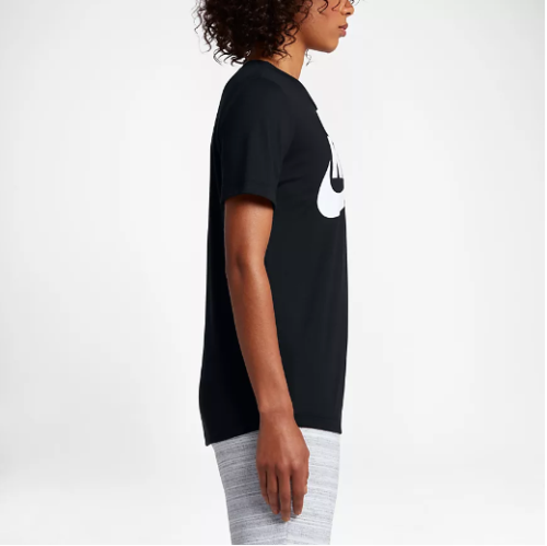★★Nike★★ Sportswear Essential LBR T-shirt W Black White Nike Sportswear Women's Essential Black T-Shirt | Zumiez
