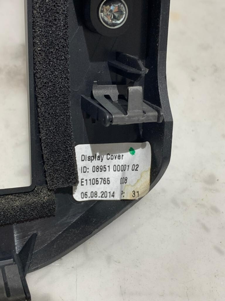 14-17 Maserati GHIBLI S Q4 Center Dash Display Screen Bezel Cover Trim