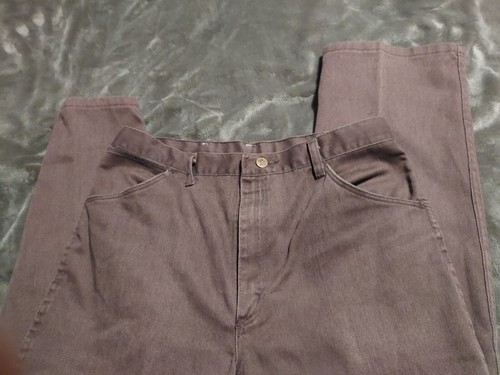 VTG Big Ben Made in USA Denim Jeans, Brown, Size 34x32, EUC - Picture 4 of 8