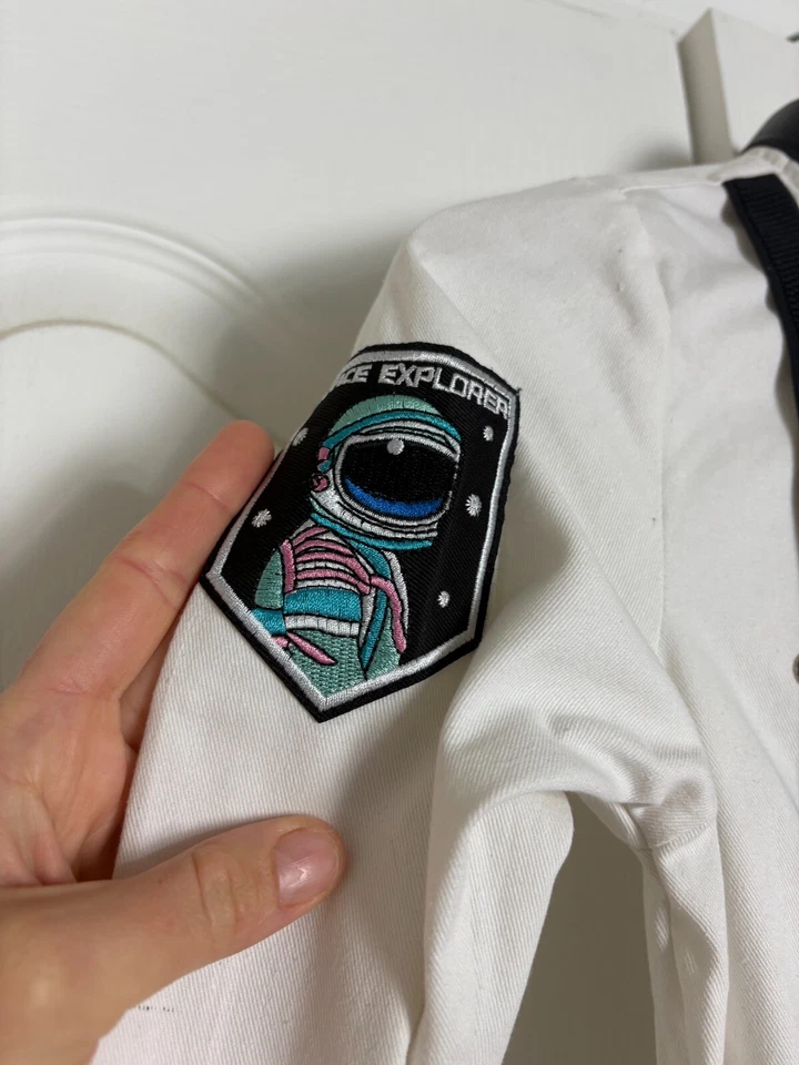 Traje de Vuelo NASA Disfraz Blanco Juvenil Talla 6-7 Años Mono Foto 4 de 4