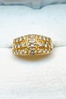 18k YG Diamond Ring 1.00 CT. Nice Dias.  5.24gr Lot's of sparkle, easy to wear! — photo 1