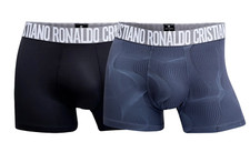 Cristiano Ronaldo CR7 2 Pack Boxer Briefs Underwear Black Men's Size XXL 2XL