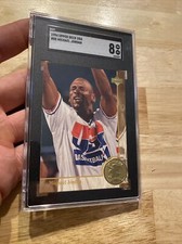 Michael Jordan GOLD SGC 8 Upper Deck Basketball Card Vintage Team USA 1994 GIFT