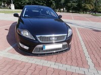 Schwarze Spoilerlippe Ford Mondeo MK4 Bj. 07-10 Ansatz Frontspoiler Schwert
