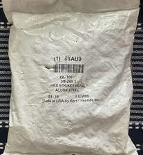 KERR LAKESIDE  Hex Socket Head Alloy Steel 3/8-24x 1 PK100