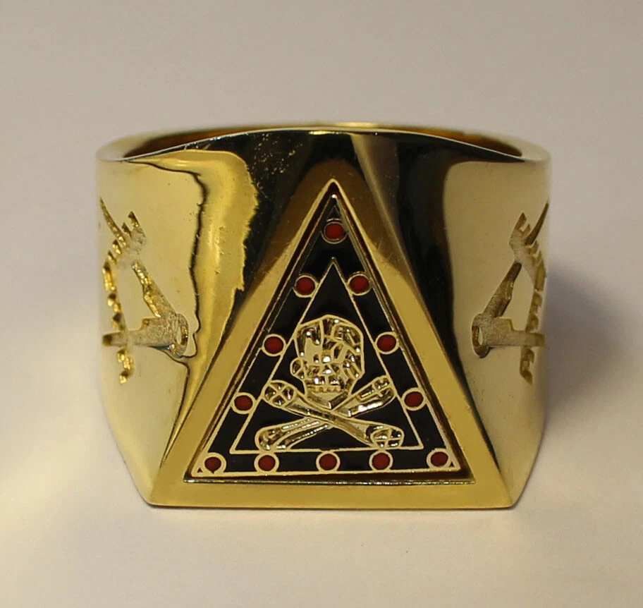 Masonic skull and crossbones ring sale