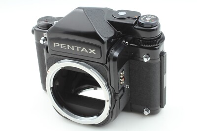フィルムカメラ Pentax 67 TTL Mirror Up Late C0117 READ* Pentax 67 6x7 TTL Eye Level Late Model Mirror Up Film Camera