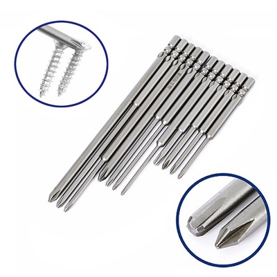 PH00-2 Phillips Head Screwdriver Bits High Torque Insert Driver 5mm Round Shank