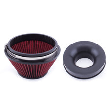 Hybrid Racing 3.5 Velocity Stack And Air Intake Filter W 6 Inlet 3 Outlet