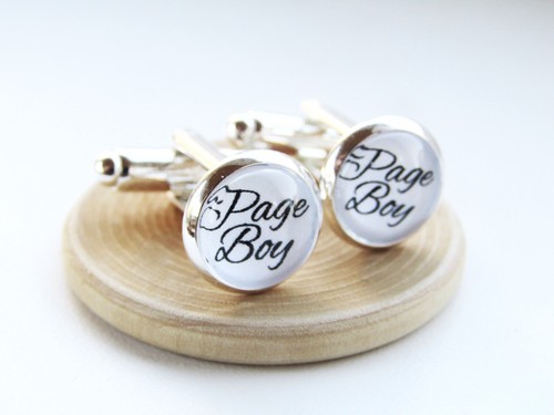 Small 10mm Childrens Cufflinks For Page Boy Groomsmen Gift Wedding Day Cuff Link - Picture 2 of 4