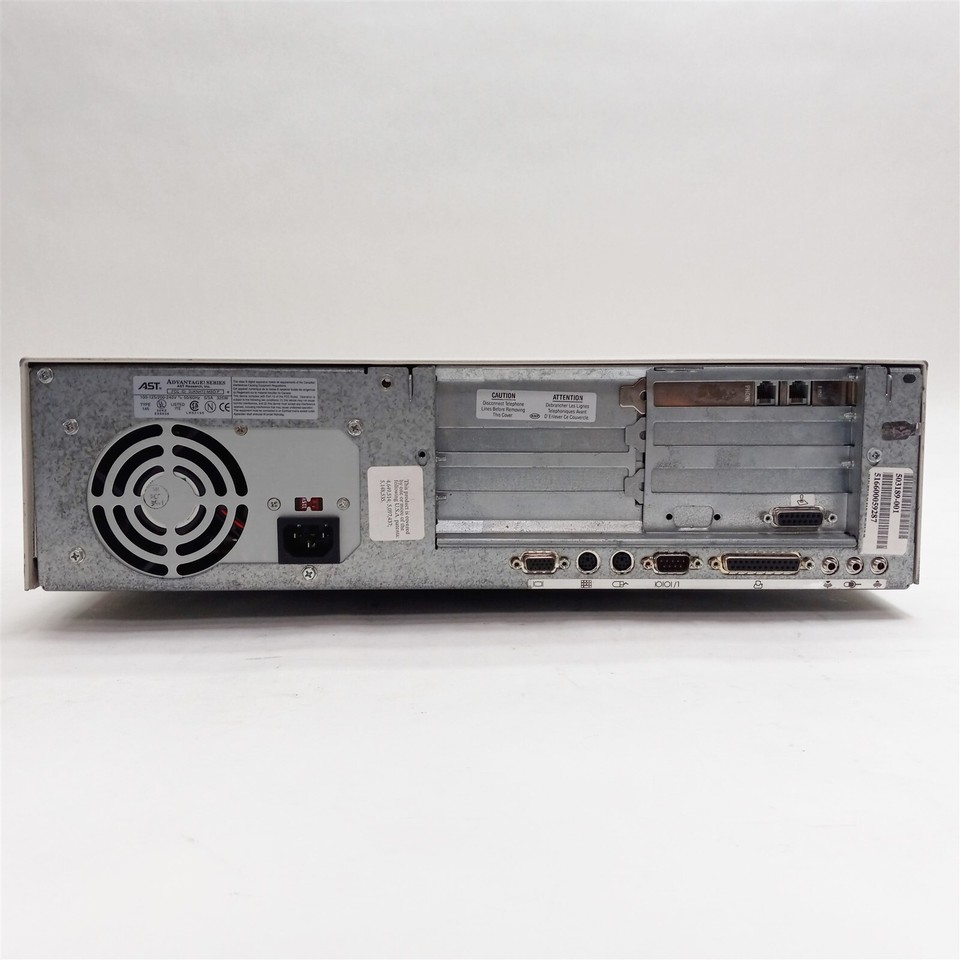 AST Adventure 5166 Advantage Series Vintage Retro PC Desktop NO CPU/RAM ...