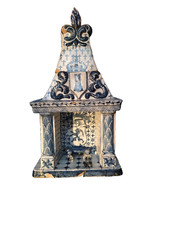 Faïence de Delft - Cheminée miniature - XVIIIème
