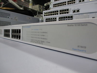3com 3C16470 Baseline Network Switch 2016 16x port 10/100Mbps Automatic MDI/MDIX