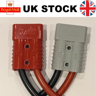 Kabelgebunden Anderson Verbindungskabel 175 Amp Wechselrichter Laden 1m 2m 35mm² grau rot