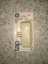 Vintage Grounding Triple Tap 15A-125V GE1740-21D Ivory