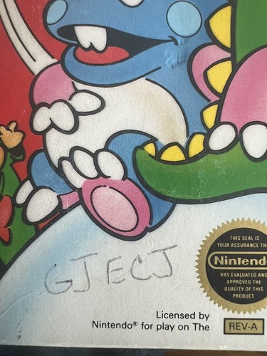 Bubble Bobble (Nintendo NES, 1988) Complete In Box - Tested - Picture 4 of 8