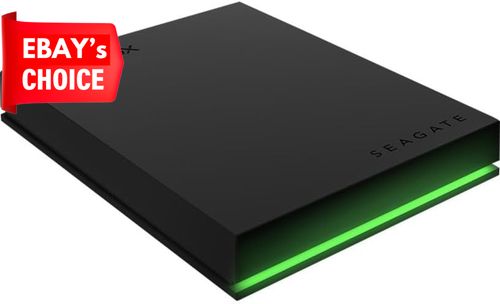 Xbox Game Drive Portable External Hard Disk Drive with RGB LED Lighting, 2TB, Bl - Picture 4 of 12