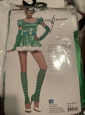 Leg Avenue Emerald Girl Costume 83414 Green Medium