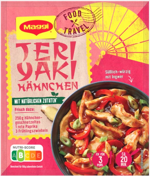 NUOVO! Pollo Maggi Teriyaki 43g - ottimo prezzo FOOD & Travel MHD 06/2025
