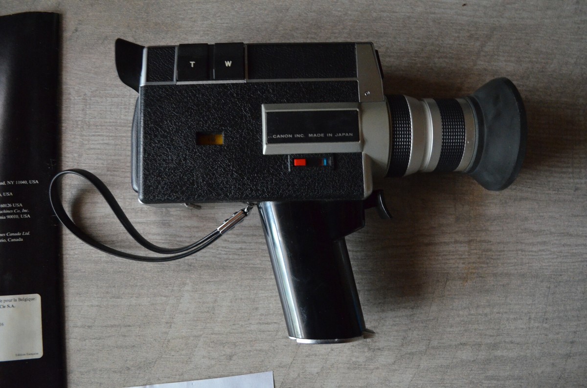 Caméra Super 8 Canon Auto Zoom 518 SV - Dans Sa Boîte Avec Notices - Vintage