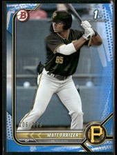 2022 Bowman #BP-91 Matt Fraizer Prospects Blue #/150