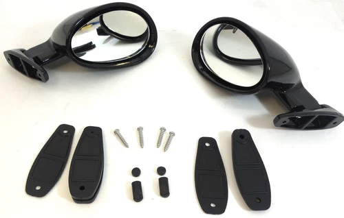 California Mirrors Rearview Universal Custom Hot Rod Classic Fiat Vitaloni PAIR