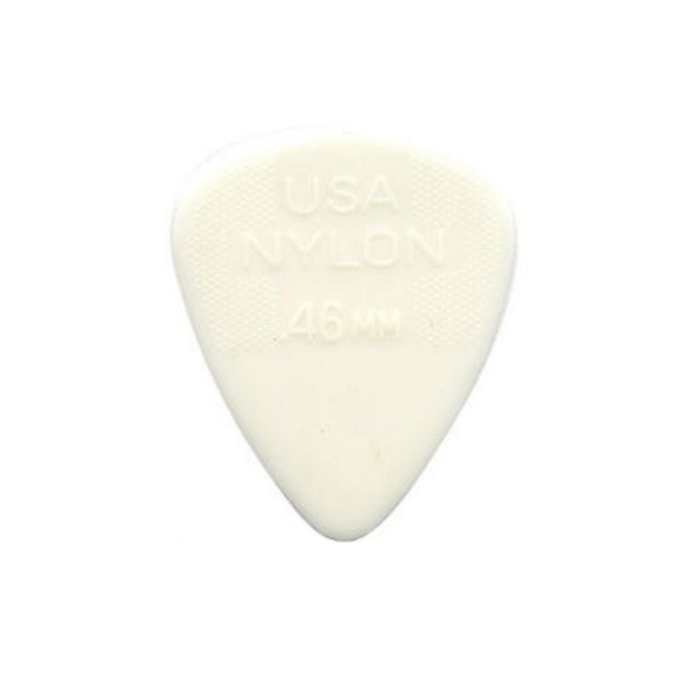 Dunlop Cream Nylon Guitar Picks 12-Pack 0.46mm Standard Thickness