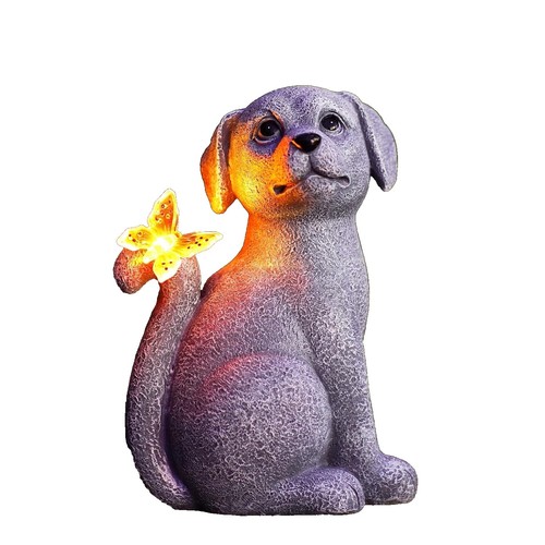 Garden Mile Luci a LED a energia solare a forma di gallina, effetto bronzo rame, sagoma in metallo, sculture di animali da giardino, splendida illuminazione impermeabile, ornamenti da giardino per