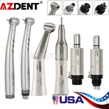 Dental E-generator LED High Speed /Slow Low Speed Handpiece Kit 4/2Hole AZDENT