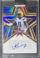 Ali Gaye 2023 Wild Card Auto Mania Football Rookie Auto RC 1/2 Texans