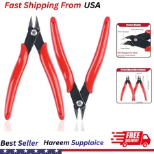 Red Micro Fly Precision Wire Cutters for Electronics Jewelry Craft Tools