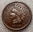 ■ 1906 INDIAN PENNY ONE CENT ☐ Full Liberty