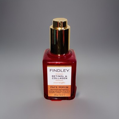 Findley Retinol & Collagen Overnight Face Serum 2 fl oz/59 mL - NEW