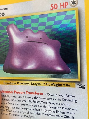 Ditto 3/62 - Fossil Unlimited (1999) Vintage WOTC Holo Rare - LP - Picture 3 of 11