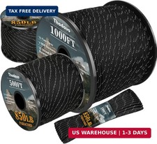 Reflective Paracord Rope 850Ib, 50/100/200/500/1000ft 4MM 11 Strand para Cords L