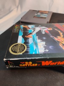 🔥NES The 3D Battles of WorldRunner CIB Game Tested Working Cart Authentic CLEAN
