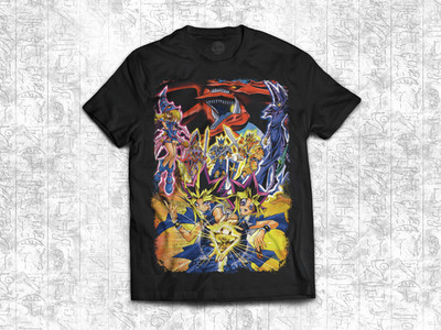 Yugi x atem x monster anime tshirt, vintage anime tshirt
