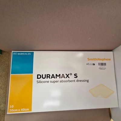 Duramax S 20x40 cm Superabsorber Silikonverband · 10 St · PZN 17944509