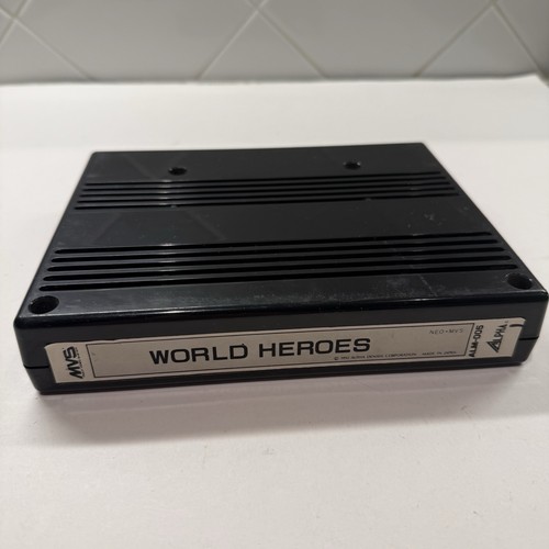 Neo Geo MVS - World Heroes - 100% Authentic - US SELLER