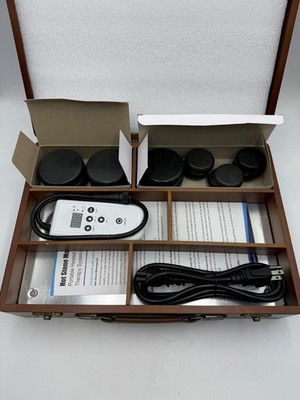 SereneLife 12 Hot Stone Massage Kit - Digital Warmer Heater Set - Home & Pro Spa