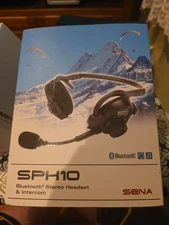 SENA SPH10 Handsfree Bluetooth Stereo Headset & Intercom. Missing USB Power Cabl
