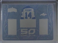 2016 Leaf Lumber Kings 50 Goal Club Printing Plate Yellow 1/1 Theoren Fleury 0c3