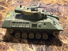 Yat Ming Military Vintage M36 Jackson Tank Diecast Scale Broken Gun and Antenna 