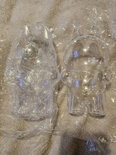 CLEAR PROTECTIVE The Monster Plush Cover for Labubu Protective Case x2 New