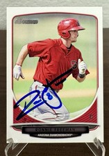 2013 Bowman Prospects Ronnie Freeman #BCP51 (RC) In Person Autograph Rookie Card