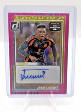 2025-26 Panini Donruss Signature Series Autograph JHON LUCUMI Colombia #90