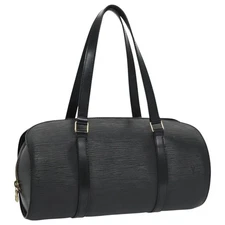 LOUIS VUITTON Epi Soufflot Hand Bag Black M52222 LV Auth bs20740