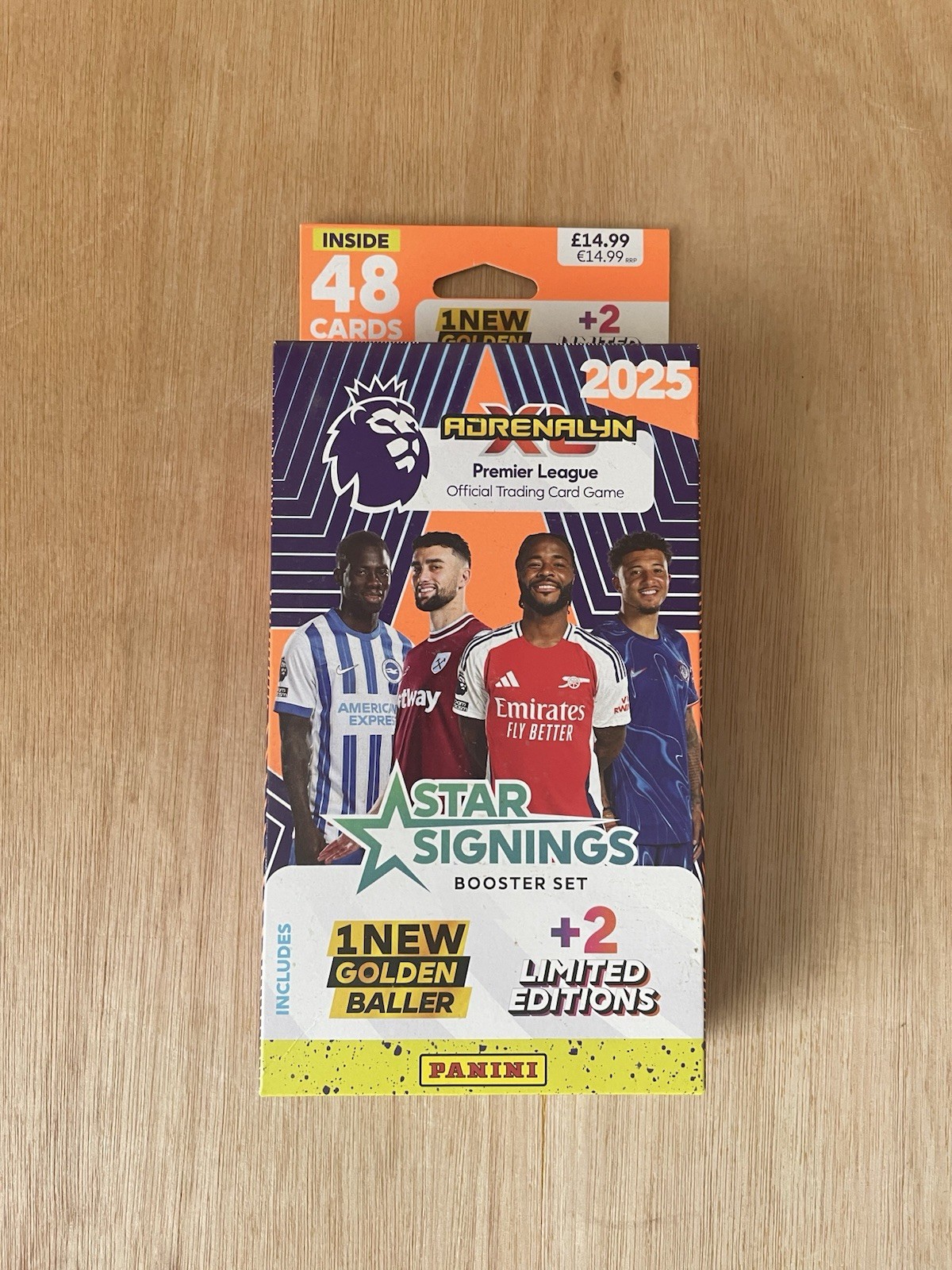 NEW - Premier League 2025 Adrenalyn XL Official Trading Cards - Star Signings
