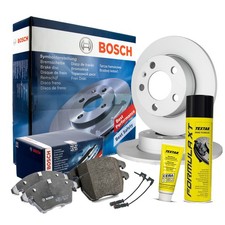BOSCH Bremsensatz + Ceratec + Bremsenreiniger WK Mercedes R-Klasse, M-Klasse &Oslash;33